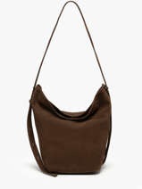 Cross Body Tas Cavalier Nubuck Leder Etrier Bruin cavalier nubuck ECAN126M